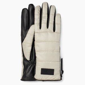 Ugg Sherpa All Weather Gloves With Zipper Detail Womens Size Small / Medium Tech